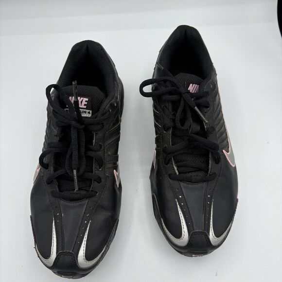 Nike Sneakers Womens Size 7.5 Reax Run 4 Running Black Walk D3 - Picture 4 of 10